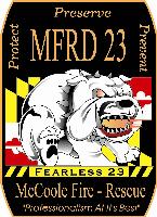 McCoole Fire and Rescue Department Logo